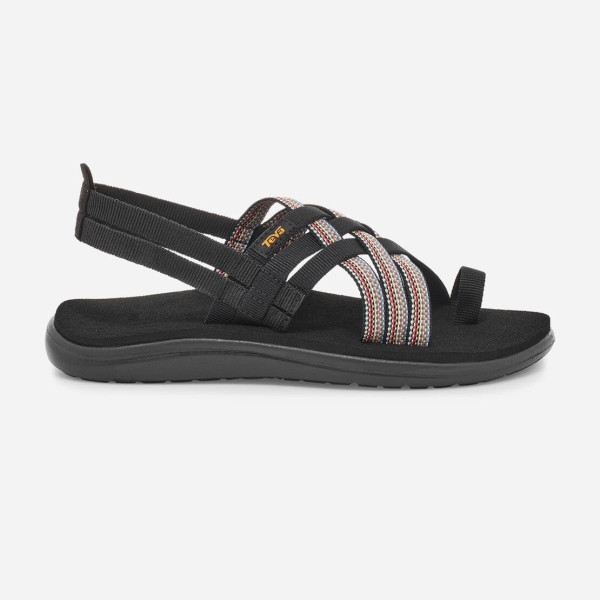 Hungary Teva Voya Strappy - Női Szandál Fekete / Színes - 185-GYJAN